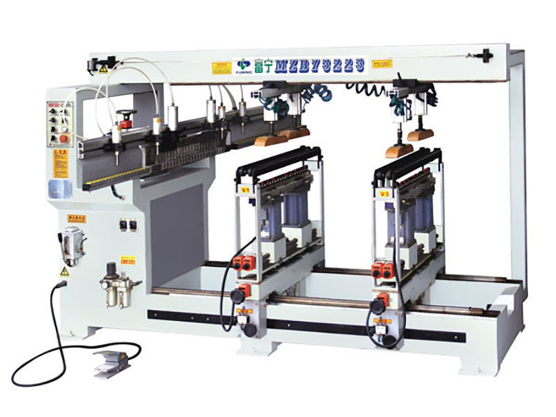 Three units boring machine